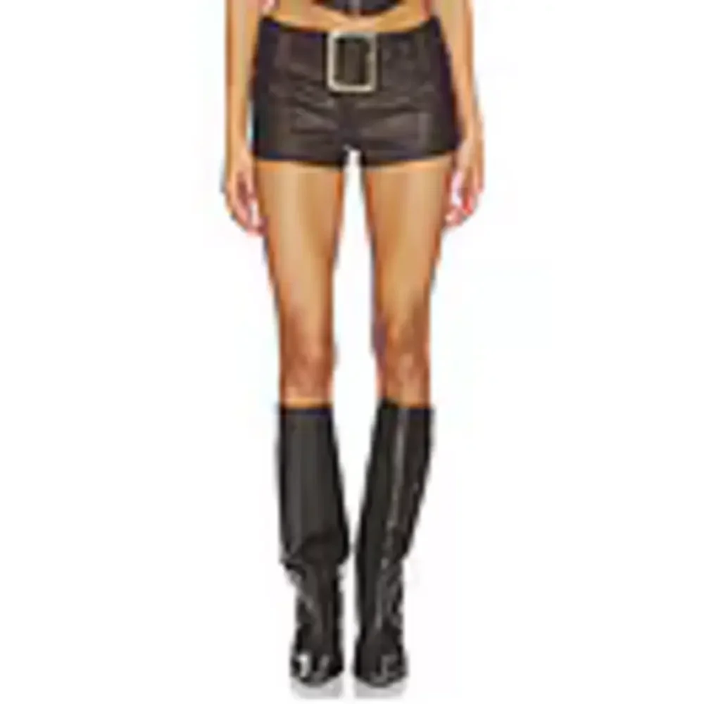 superdown Melania Micro Short in Brown - Picture 3 of 5